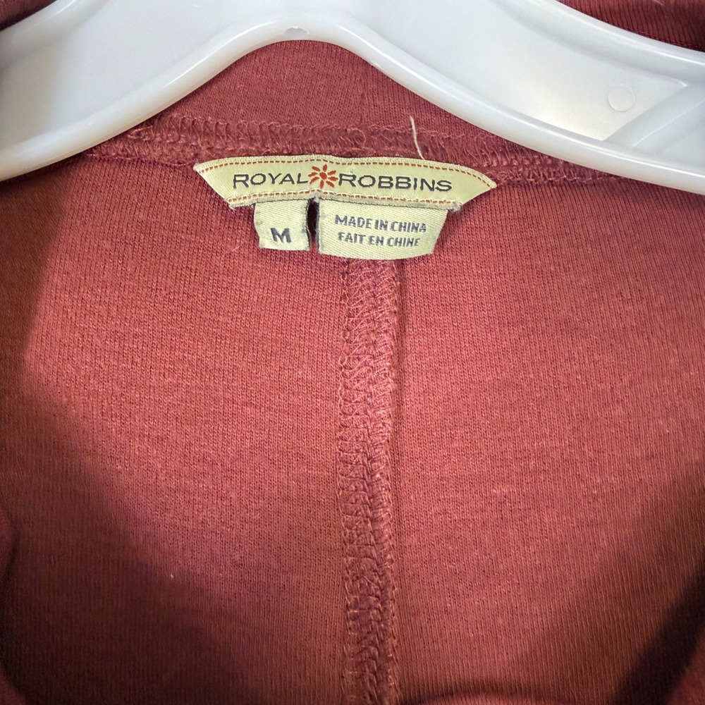 Royal Robbins Womens Cowl Neck Wool Blend Pullover Sweater Rust Red Size M - Picture 2 of 8